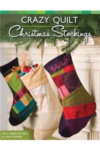 Crazy Quilt Christmas Stockings