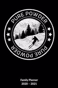 Pure Powder Family Planner 2020-2021