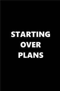 2020 Daily Planner Starting Over Plans 388 Pages