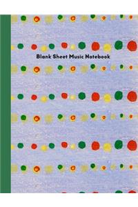 Blank Sheet Music Notebook
