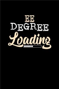EE Degree Loading Lined notebook with Schedule Timetable and To-Do List