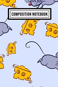 Mouse College Ruled Composition Notebook