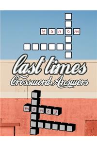 last times Crossword Answers