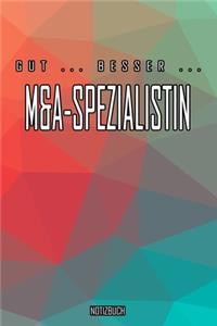 Gut - Besser - M&A-Spezialistin Notizbuch