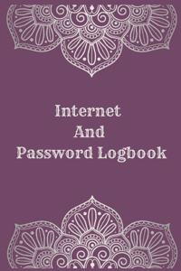 Internet And Password Logbook