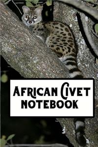 African Civet notebook