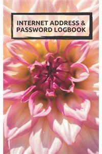 Internet Password Book with Tabs Keeper Manager And Organizer You All Password Notebook flower cover