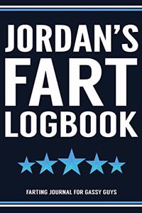 Jordan's Fart Logbook Farting Journal For Gassy Guys