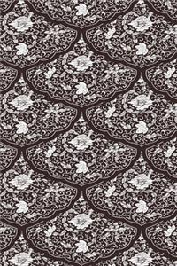 2020 Weekly Planner Brown Vintage Asian Design 134 Pages
