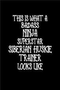 This Is What A Badass Ninja Superstar Siberian Husky Trainer Looks Like