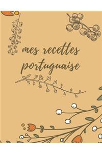 Carnet de recette portuguaise