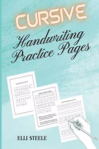 Cursive Handwriting Practice Pages