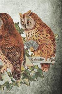 Vintage Owls Notebook