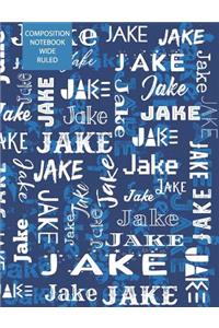 Jake Composition Notebook Wide Ruled