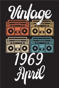 Vintage 1969 April