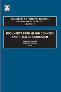 Documents from Glenn Johnson and F. Taylor Ostrander