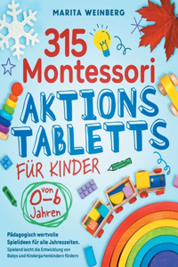 315 Montessori Aktionstabletts für Kinder von 0-6 Jahren