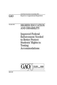 Higher education and disability