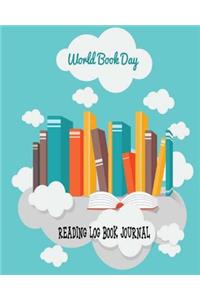 Reading Log Book Journal: Read Log for Kids, Children, Teacher Adults, Reading log gift for book lovers, World Literacy Day, Happy World Book Day, Home Reading Log 100 Spacio