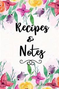 Blank Book Recipes & Notes