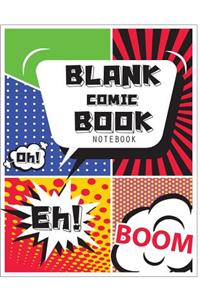 Blank Comic Book Notebook