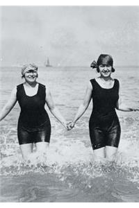 Carnet Ligné Trois Baigneuses, Deauville, 1919