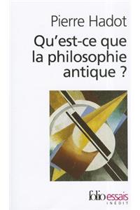 Qu'est-ce que la philosophie antique ?