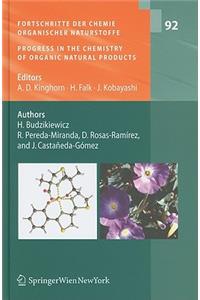 Fortschritte Der Chemie Organischer Naturstoffe / Progress in the Chemistry of Organic Natural Products, Vol. 92