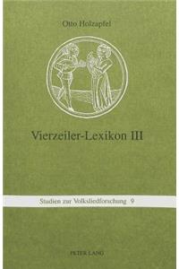 Vierzeiler-Lexikon. III