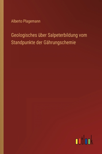 Geologisches über Salpeterbildung vom Standpunkte der Gährungschemie