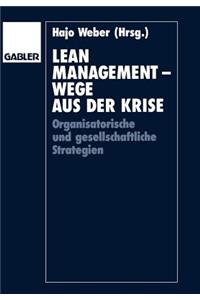 Lean Management -- Wege Aus Der Krise