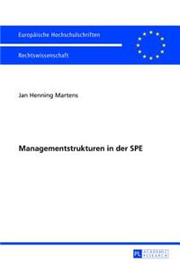 Managementstrukturen in Der Spe