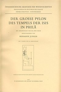 Der Grosse Pylon Des Tempels Der Isis in Philae
