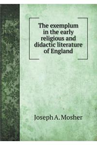 The exemplum in the early religious and didactic literature of England