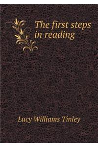 The First Steps in Reading