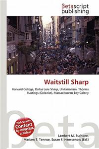 Waitstill Sharp