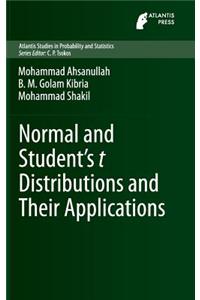 Normal and Student´s T Distributions and Their Applications