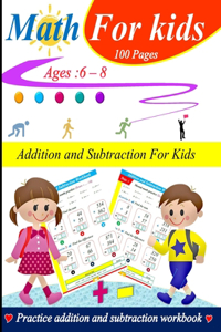 Addition and subtraction for kids