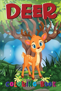 Deer Coloring Book