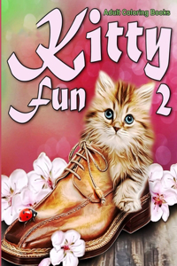 Adult Coloring Books Kitty Fun 2