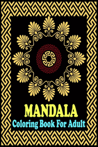 Mandala coloring Book For adult