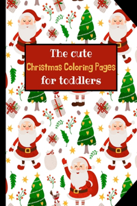 cute Christmas coloring pages for toddlers