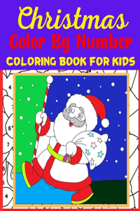 Christmas Color By Number Coloring Book For Kids