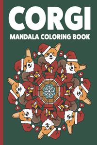 Corgi Mandala Coloring Book