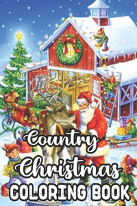 Country Christmas Coloring Book