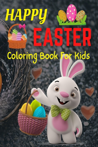 Happy Easter Coloring Book For Kids
