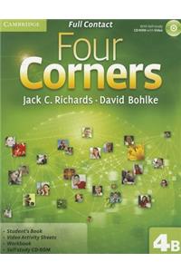 Four Corners Level 4 Full Contact B with Self-Study CD-ROM
