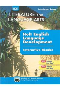 Holt Literature and Language Arts: English Language Development Interactive Reader Grade 6