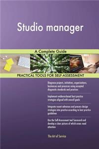 Studio manager A Complete Guide