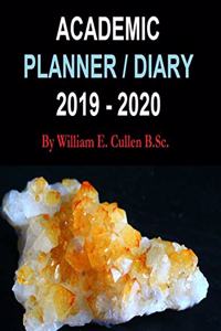 Academic Planner / Diary 2019-2020: Citrine